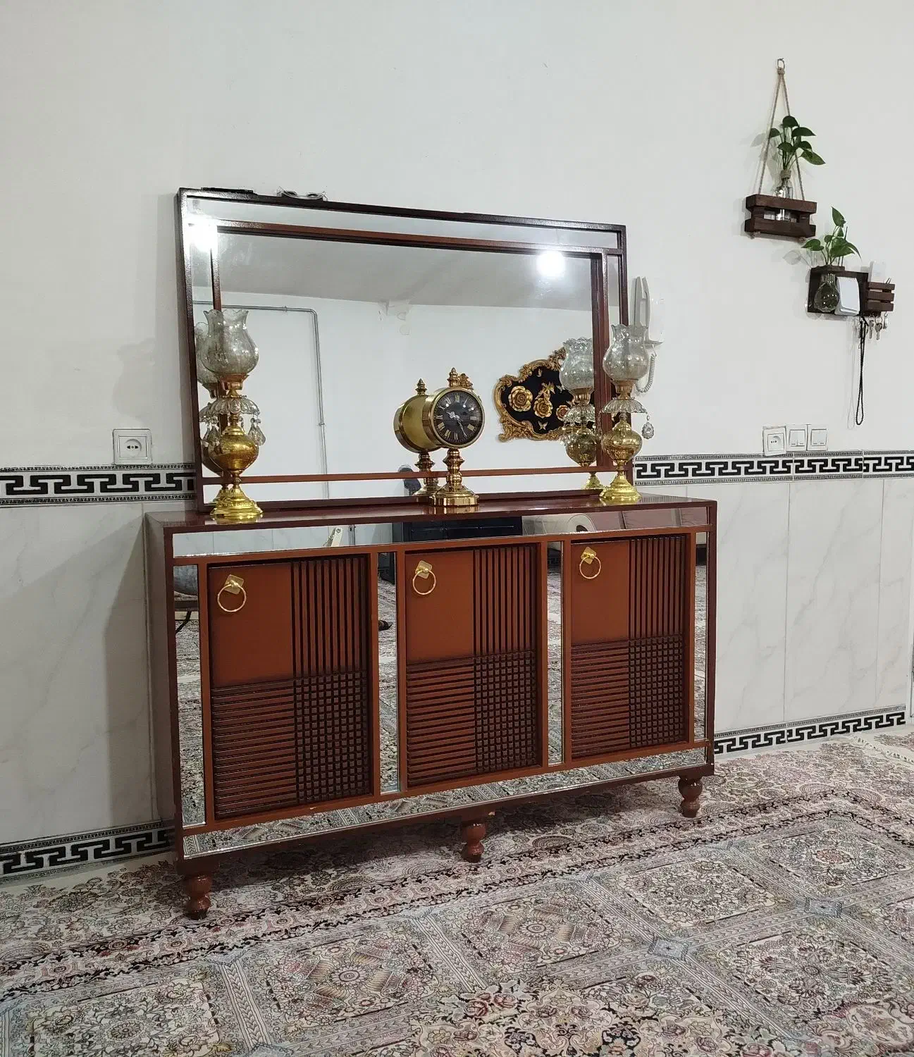 اینه کنسول|مبلمان خانگی و میز عسلی|ثلاث باباجانی, |دیوار