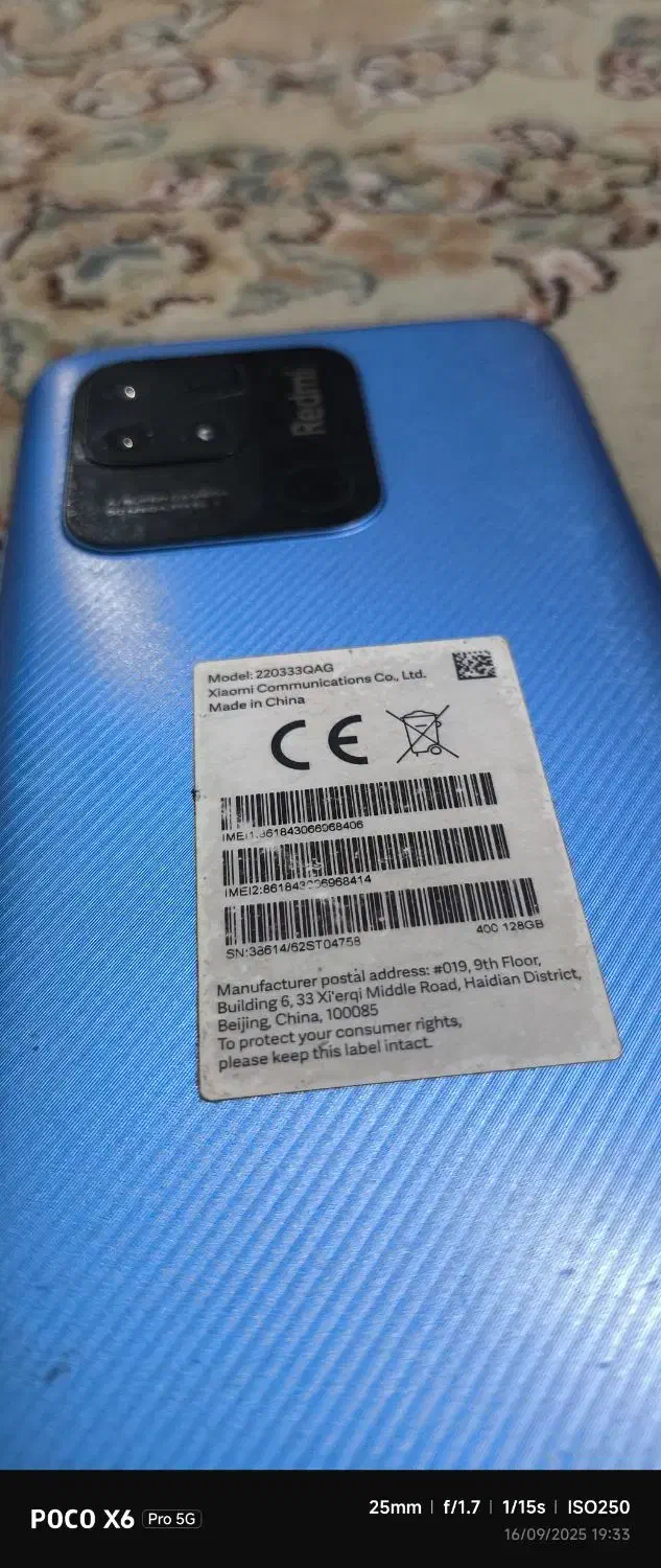 شیائومی Redmi 10C با حافظهٔ ۱۲۸ گیگابایت|موبایل|شیراز, شهرک گلها|دیوار