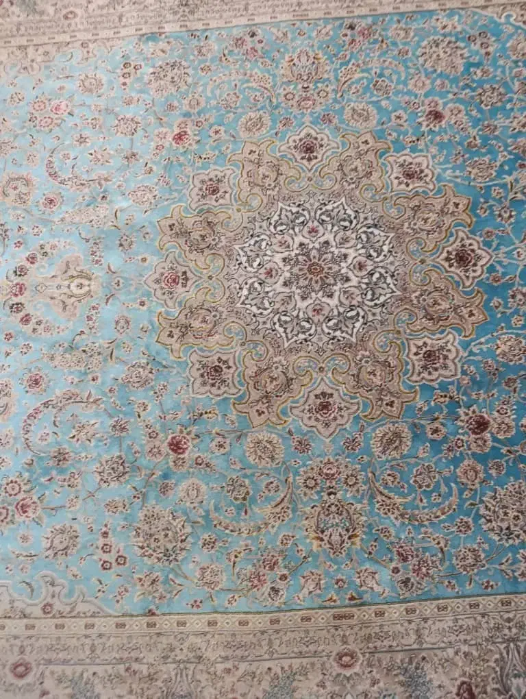 فرش 6 متری ابریشم مصنوعی|فرش|سرخه حصار, |دیوار