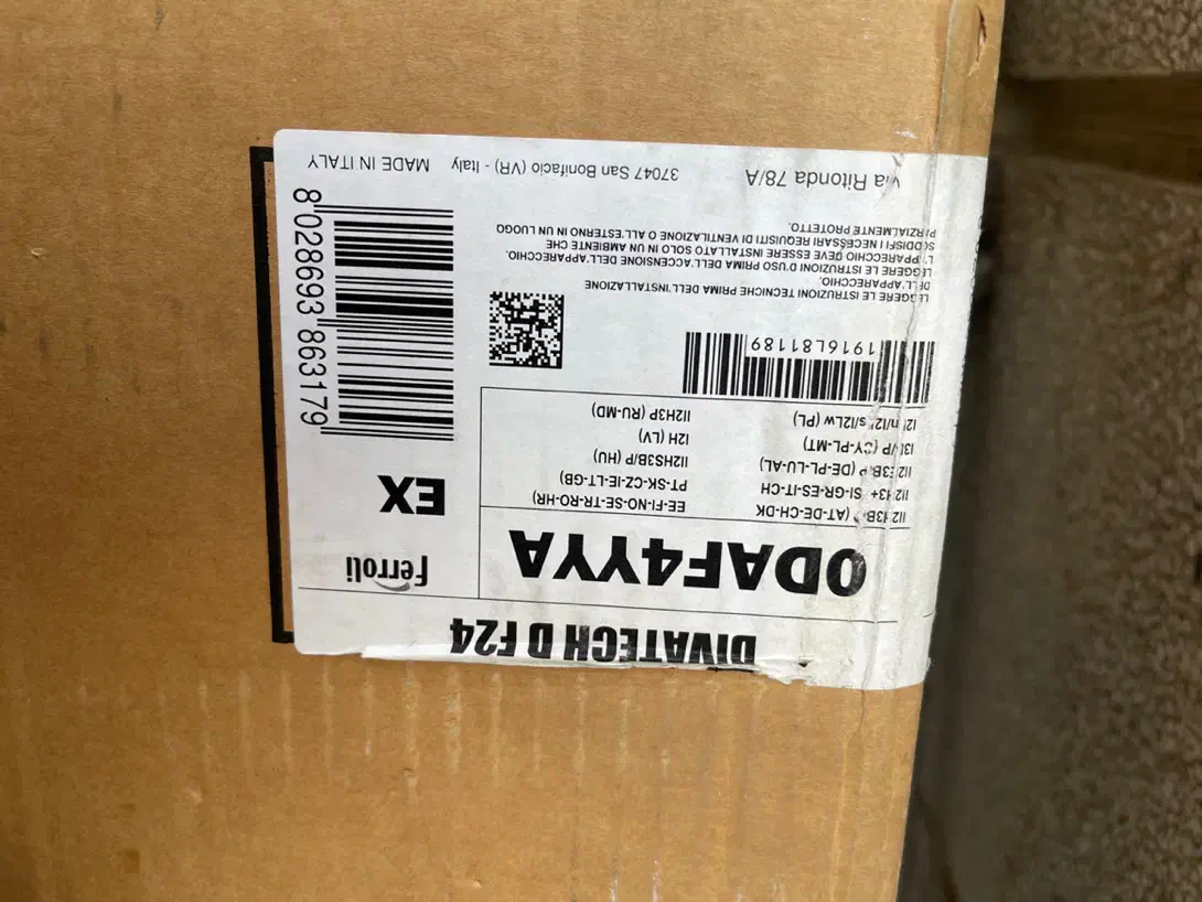 پکیج فلوری ferroli اصل ایتالیا f24 نو و اکبند|آبگرمکن، پکیج، شوفاژ|تهران, آبشار تهران (دریاچه)|دیوار