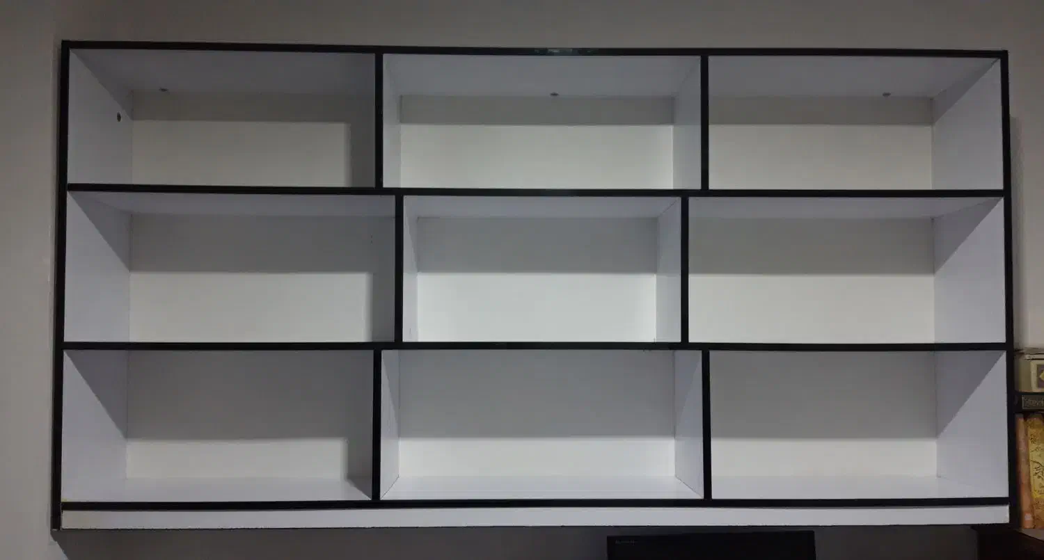 قفسه، کتابخانه، شلف|کتابخانه، شلف، قفسه‌های دیواری|ملایر, |دیوار