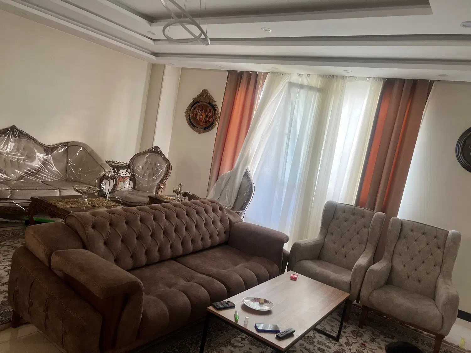 ست مبلمان تخت خوابشو نیم ست|مبلمان خانگی و میز عسلی|پردیس, فاز ۸|دیوار