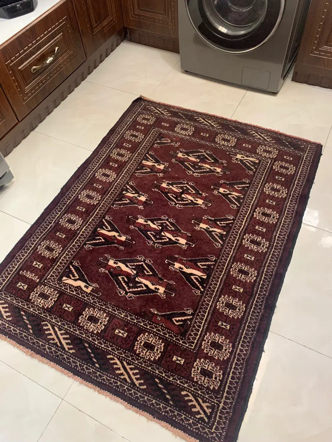 فرش زرع و نیم بلوچ دستباف|فرش|تهران, آشتیانی|دیوار