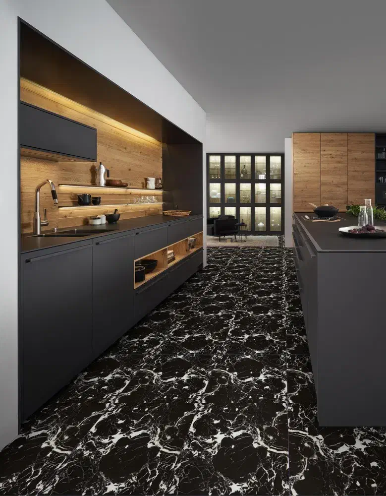 سرامیک ۶۰×۶۰ مشکی پاتریشا|عمده‌فروشی|مشهد, انصار|دیوار