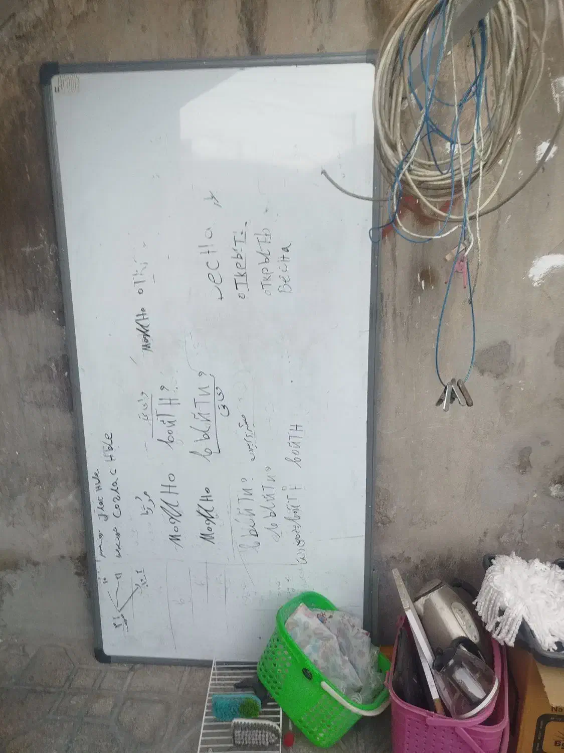 تخته وایت بورد قدیمی جنس خوب در حد نو صحیح وسالم|لوازم التحریر|شیراز, فرگاز|دیوار