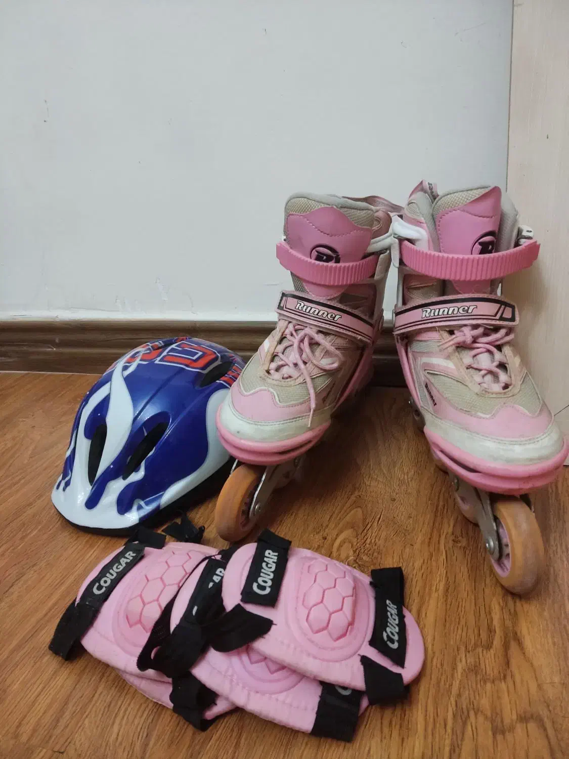 اسکیت Runner سایز 39تا42 به همراه لوازم ایمنی|دوچرخه، اسکیت، اسکوتر|چالوس, |دیوار