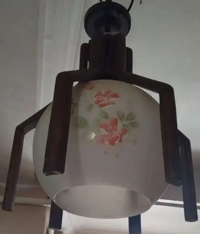 لوستر چوبی    محصول چین  سالم|لوستر و چراغ آویز|گرگان, |دیوار