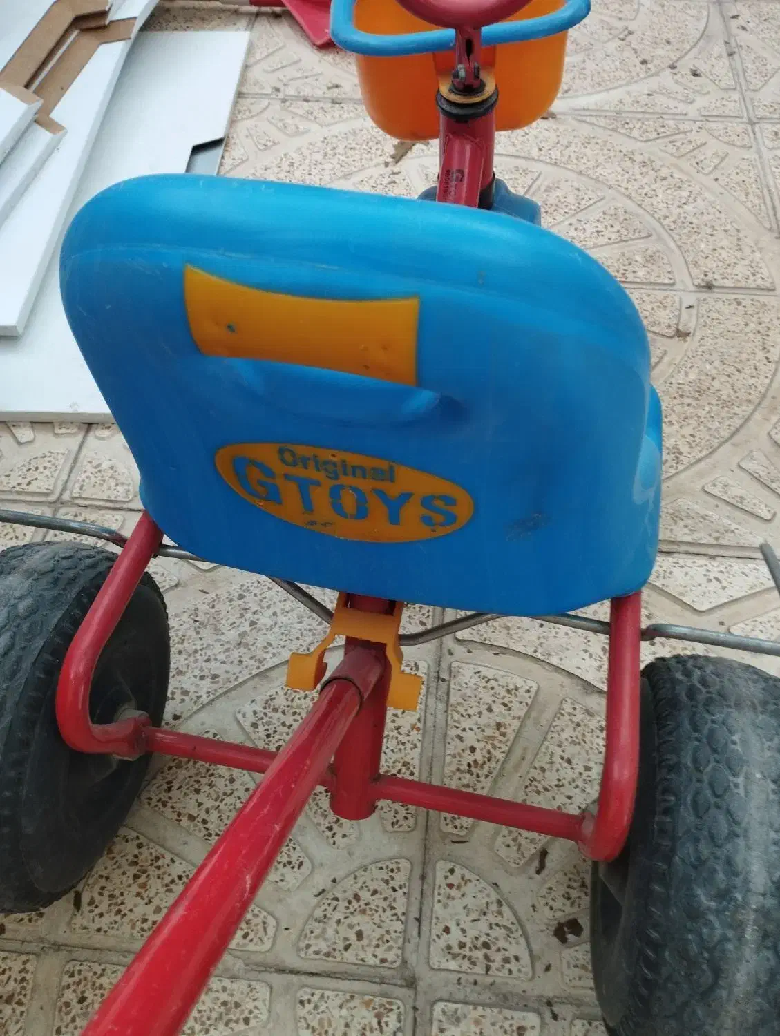 سه چرخه فلزی جی تویز|دوچرخه، اسکیت، اسکوتر|ملکان, |دیوار