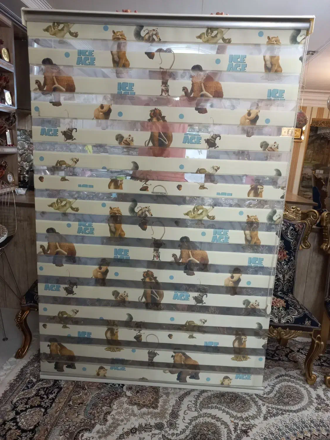 پرده شید طرح کارتونی جنس ترک|پرده، رانر، رومیزی|قدس, شهرقدس|دیوار