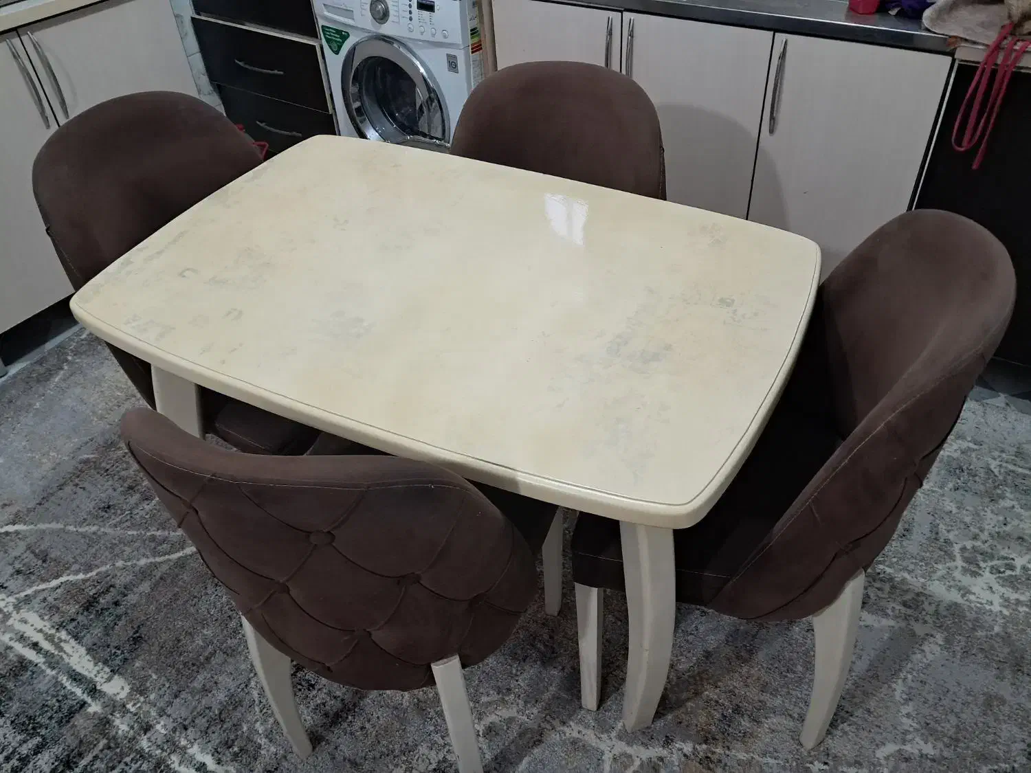 میز ناهارخوری|میز و صندلی غذاخوری|اسلامآباد غرب, |دیوار