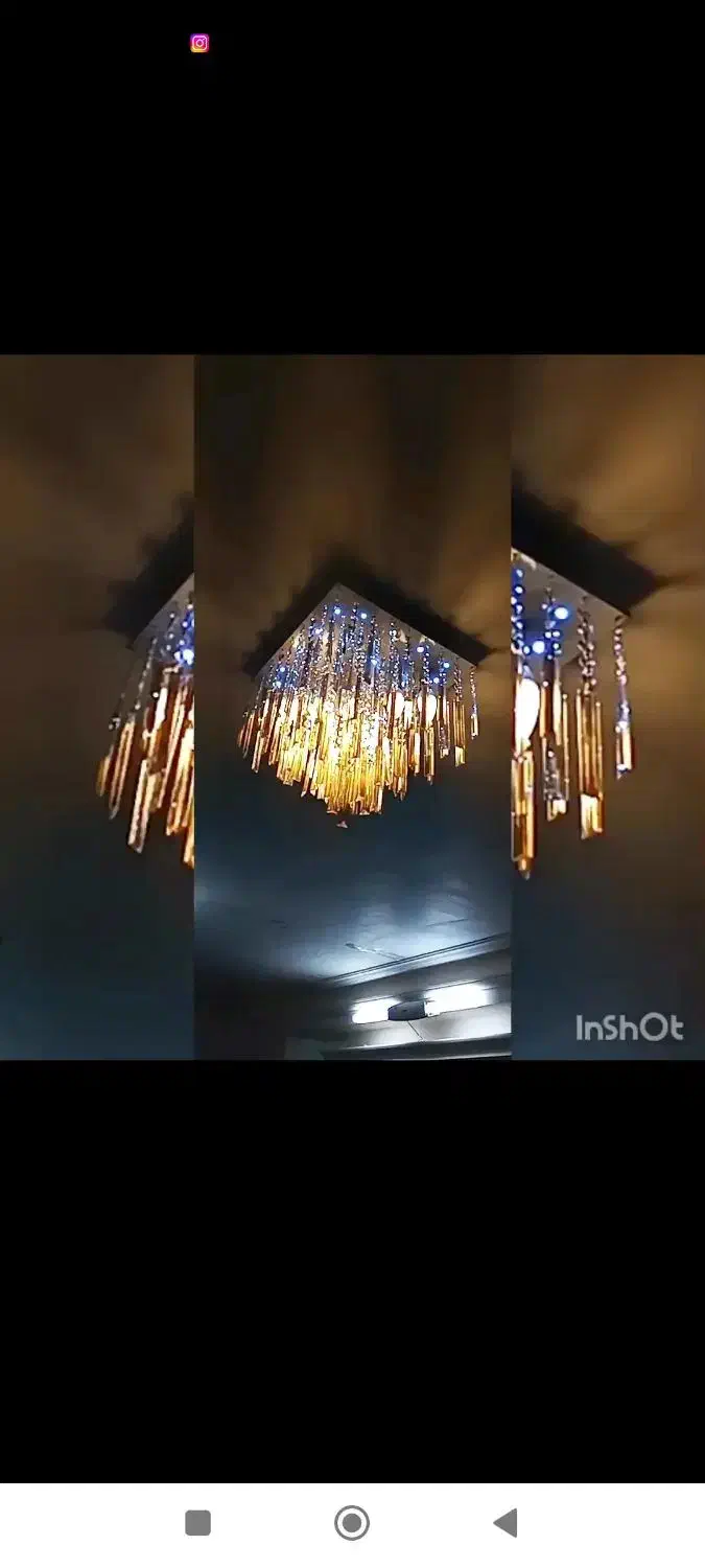 لوستر بسیار زیبا|لوستر و چراغ آویز|گرگان, |دیوار