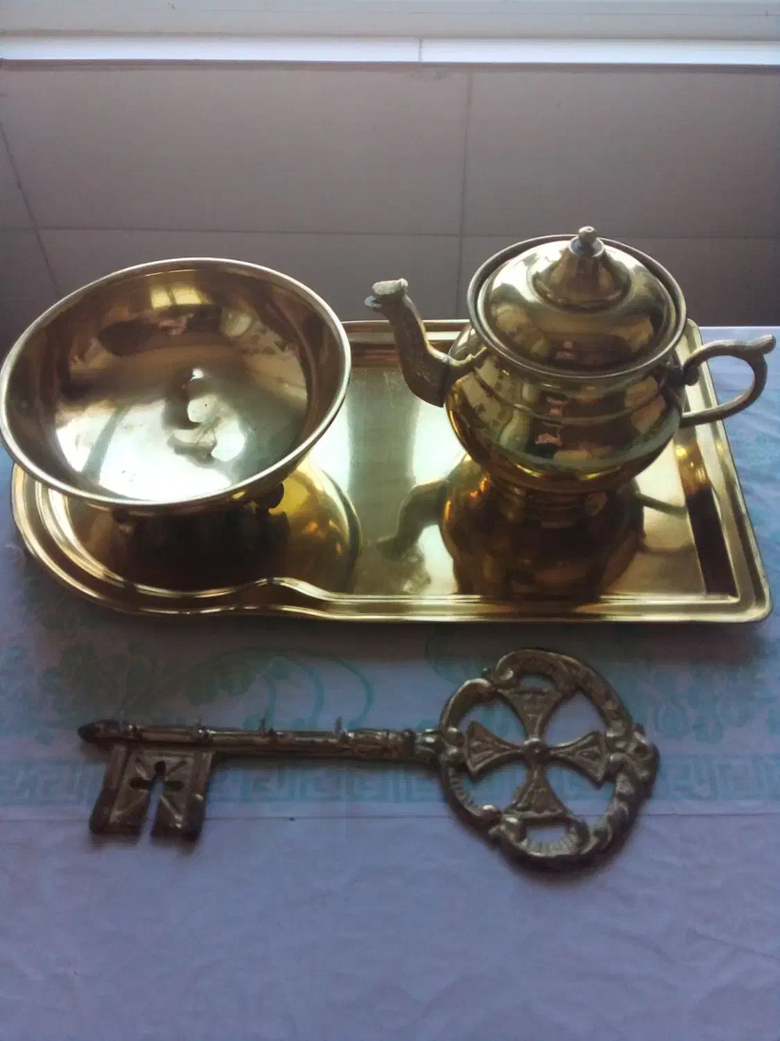 ظروف دکوری برنز|صنایع دستی و سایر لوازم تزئینی|اردبیل, |دیوار