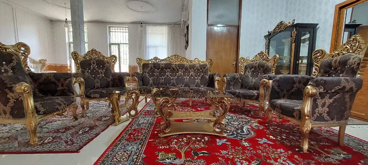 مبل سلطنتی 9نفره|مبلمان خانگی و میز عسلی|کرمانشاه, |دیوار