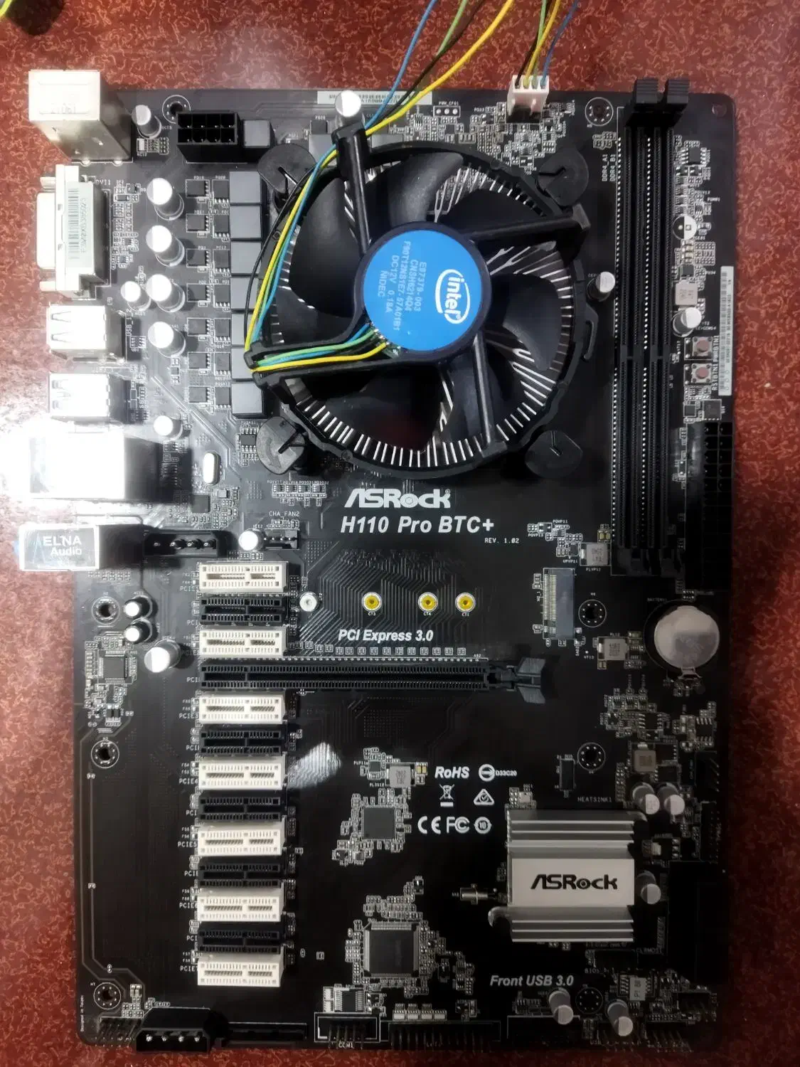 مادربرد ddr4 h110 pro m2 رم 8 سی پی یو g4400|قطعات و لوازم جانبی رایانه|شیراز, وصال|دیوار