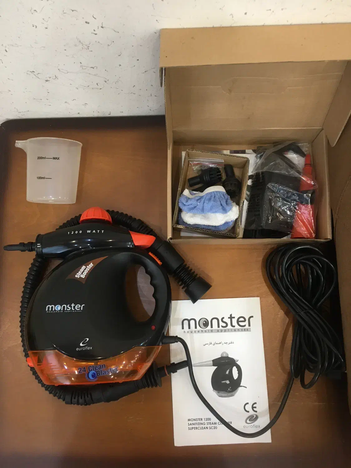 بخارشور مانستر آکبند و وسایل منزل|جاروبرقی، جارو شارژی، بخارشو|بندرعباس, |دیوار