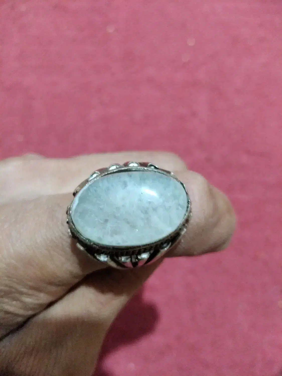 انگشترجنس رکاب نیکل ولی نقرنیستندولی سنگهامدنیه|جواهرات|شریف‌آباد, |دیوار