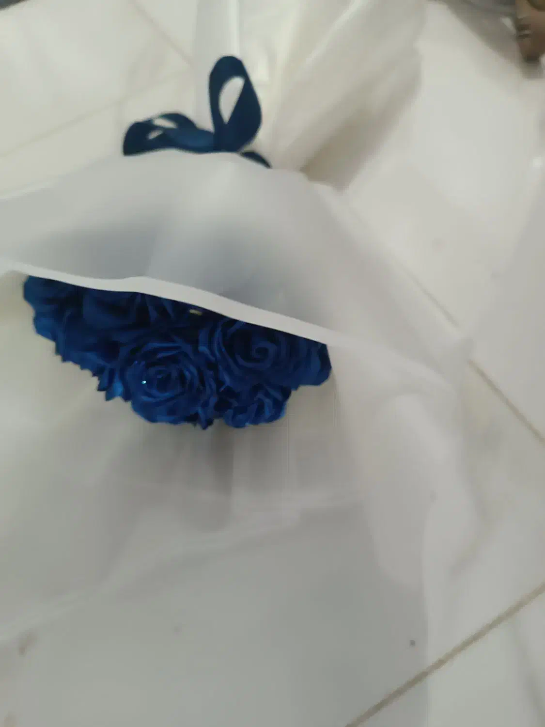 گل رز آبی|گل مصنوعی|قروه, |دیوار