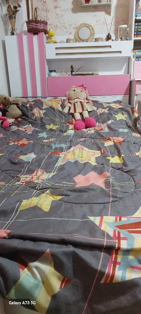 تخت خواب و کتابخانه کشو دار ندجوان|تخت و سرویس خواب|رشت, گیل|دیوار
