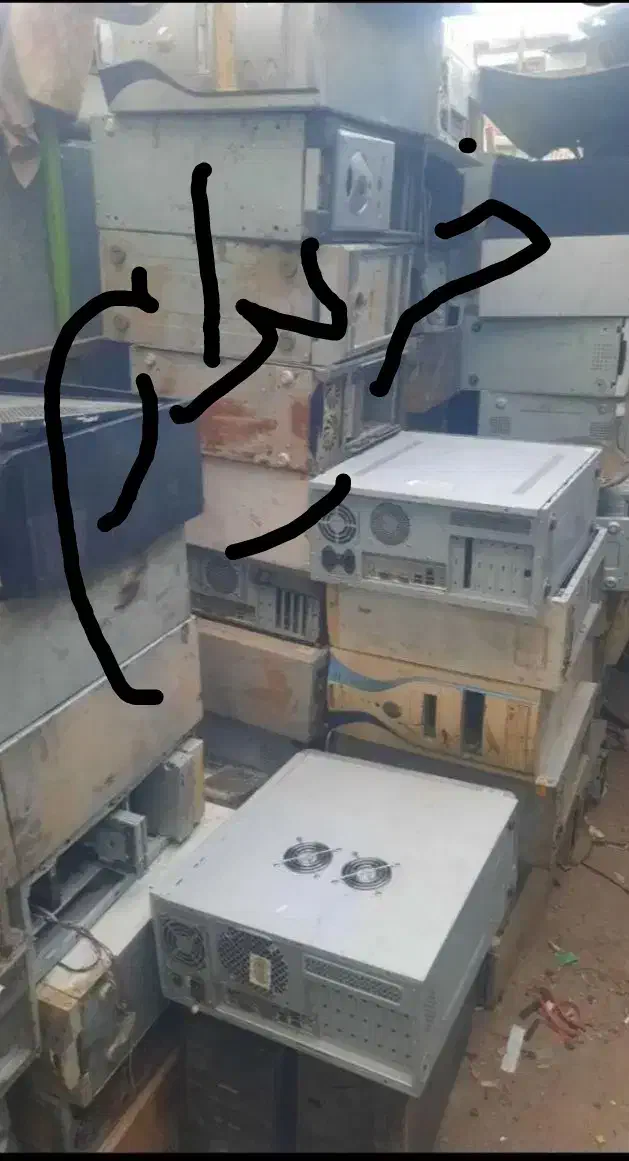 انواع کیس های کامپیوتر قدیمی وسوخته|قطعات و لوازم جانبی رایانه|دزفول, |دیوار