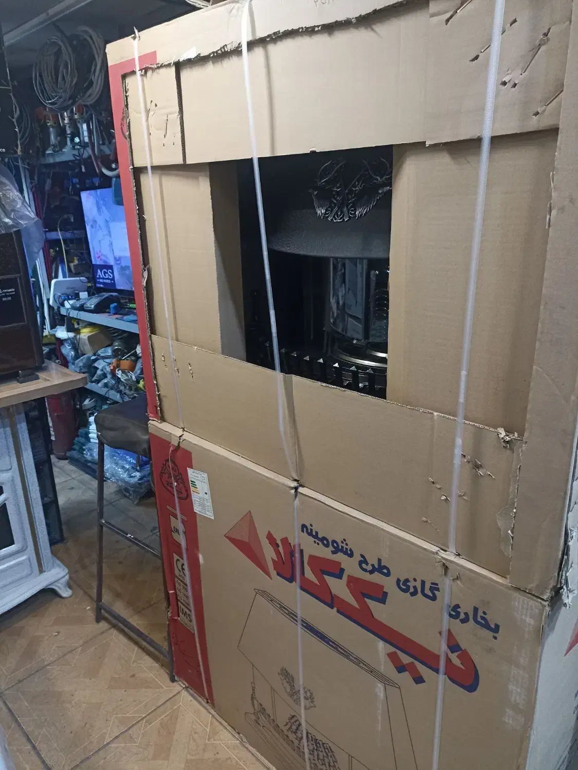 بخاری گازی 110شومینه|بخاری، هیتر، شومینه|شیراز, اصلاح‌نژاد|دیوار