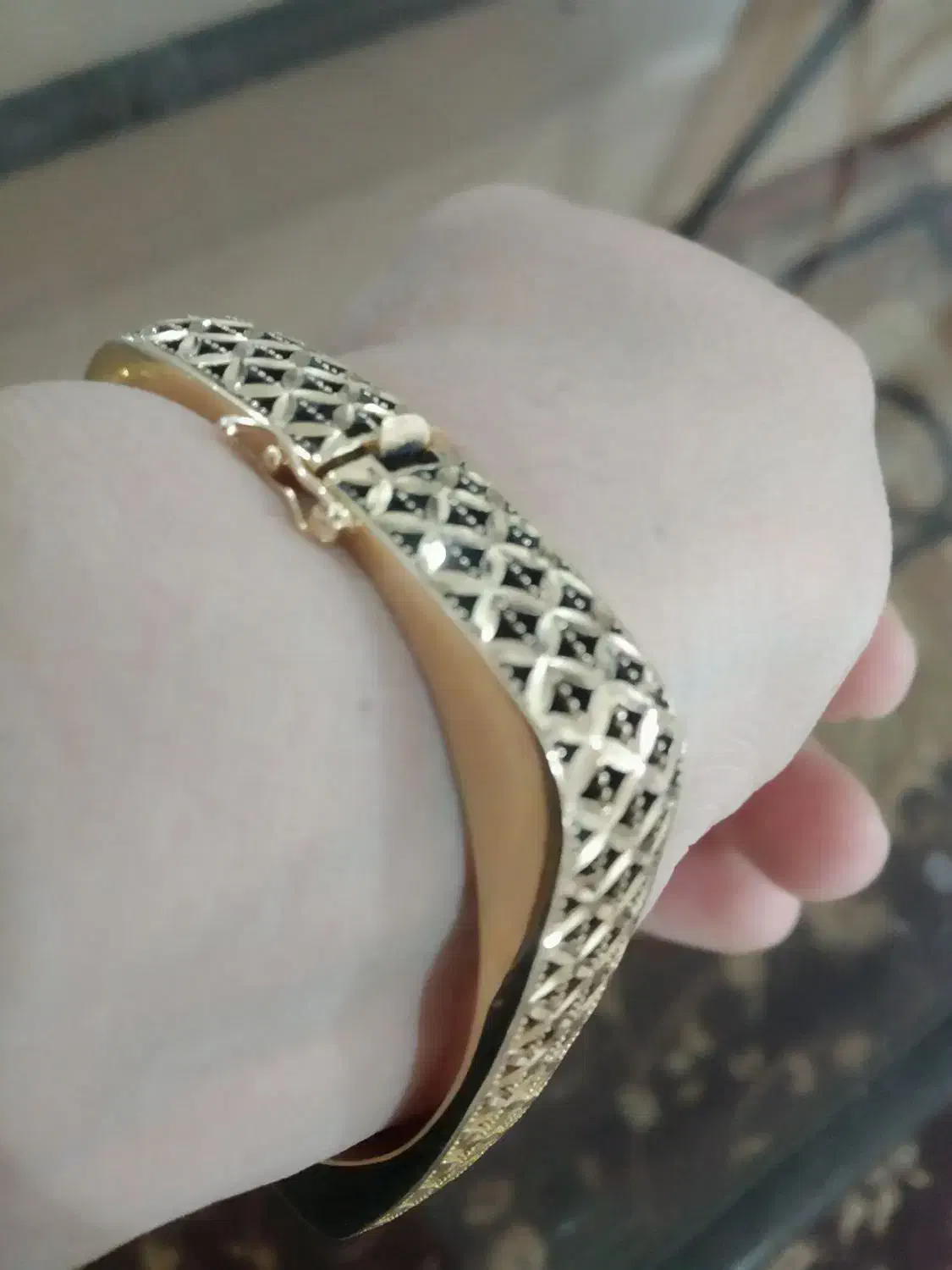 دستبند طلا سیاقلم نرخ تابلو|جواهرات|دره شهر, |دیوار