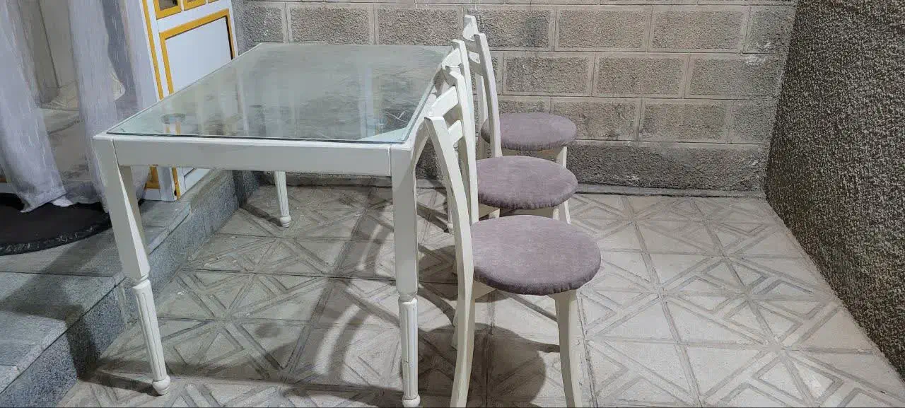 میز نهار خوری 4نفره|میز و صندلی غذاخوری|بهار, |دیوار