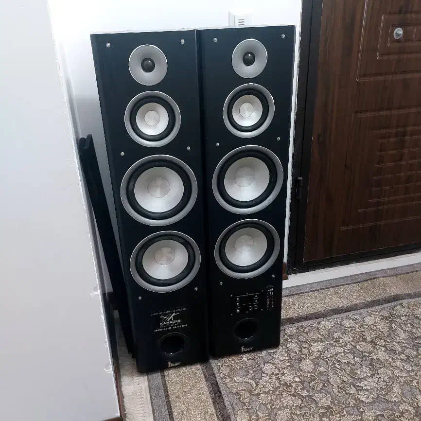 اسپیکر ۲ تیکه فلش خور و بلوتوثی|سیستم صوتی خانگی|قم, سراجه (۱۵ خرداد)|دیوار