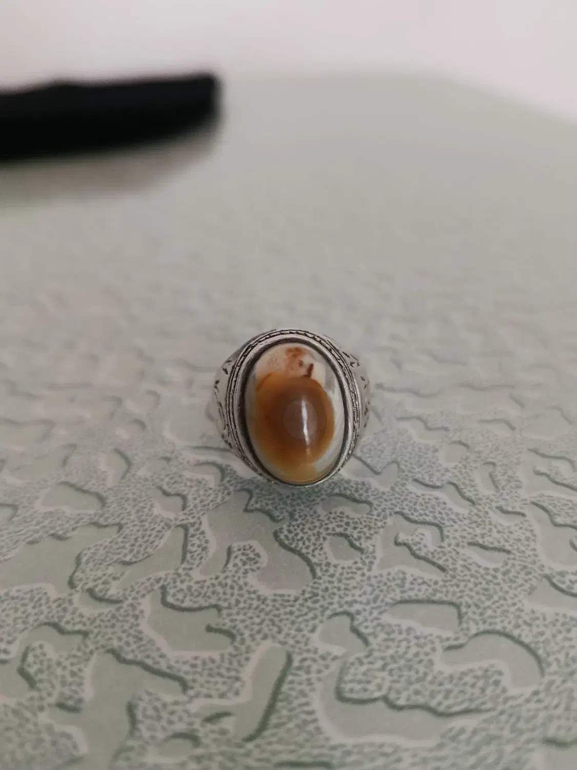 انگشتر باباقوری دست کوب|جواهرات|ایرانشهر, |دیوار