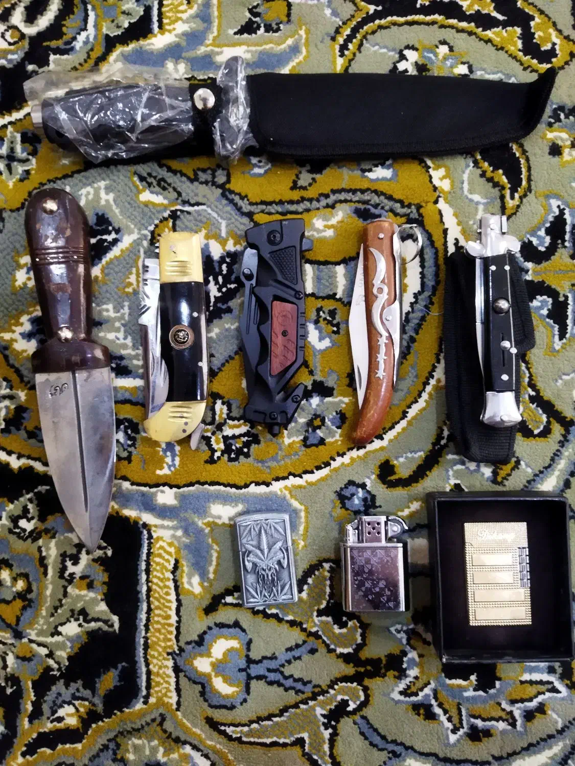 چاقو درجه یک کلکسیون|کوهنوردی و کمپینگ|بهبهان, |دیوار