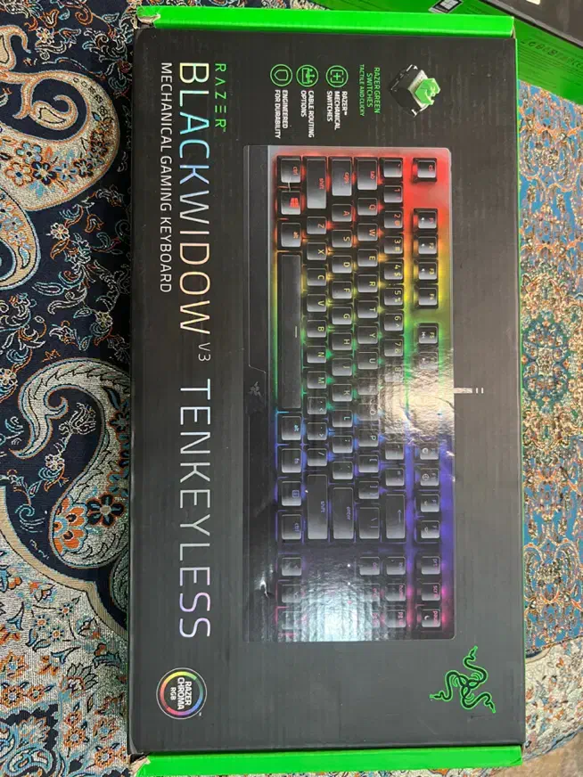 کیبورد گیمینگ ریزر مدل بلک ویدو|قطعات و لوازم جانبی رایانه|بوشهر, |دیوار