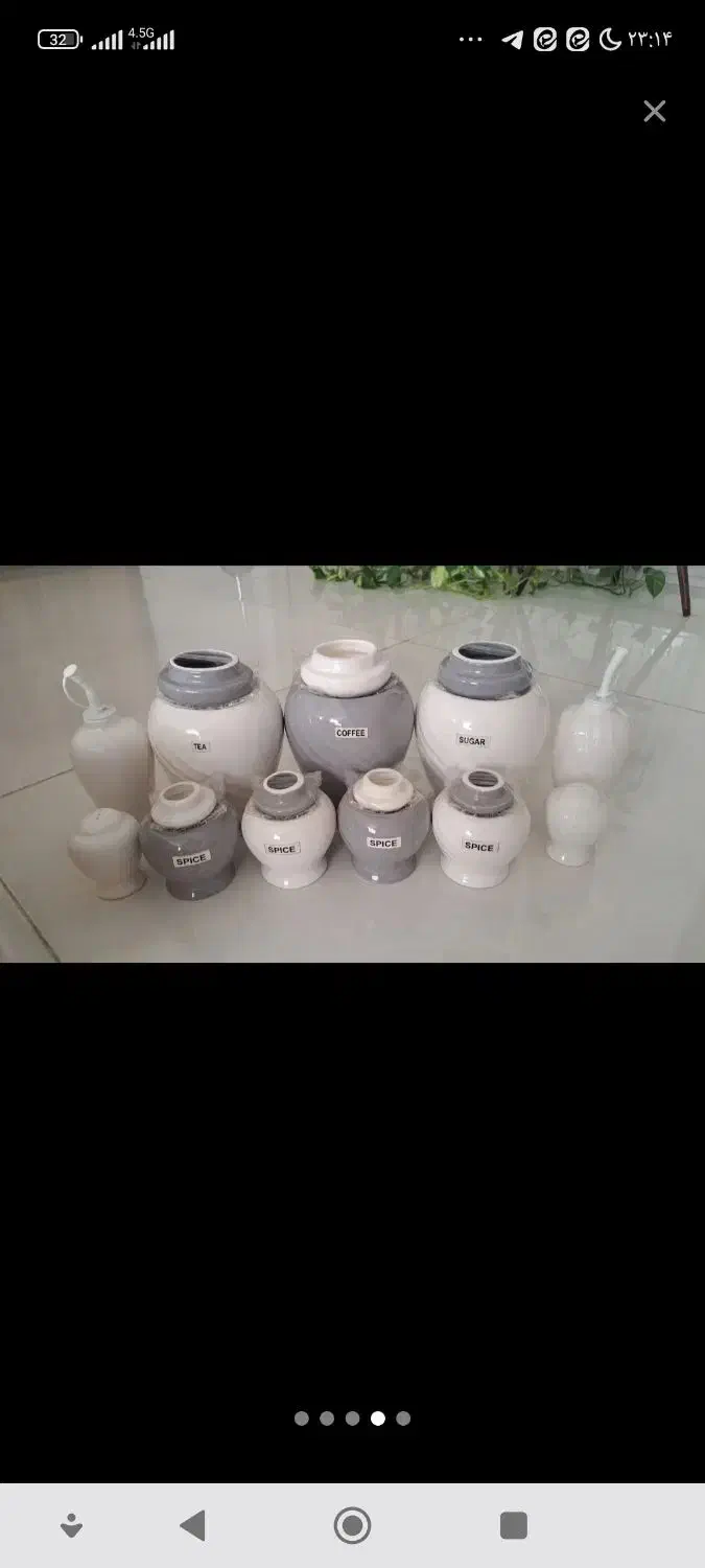 پاسماوری سرامیک 11پاارچه|صنایع دستی و سایر لوازم تزئینی|مشهد, فتح المبین|دیوار