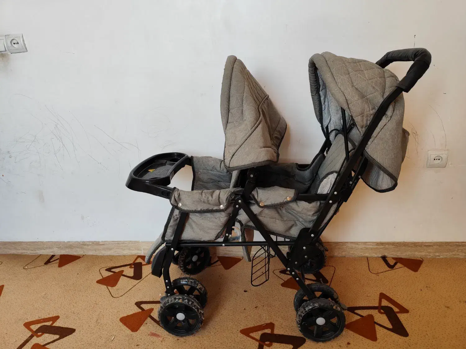 کالسکه دو قلو|کالسکه و لوازم جانبی|ایلام, |دیوار