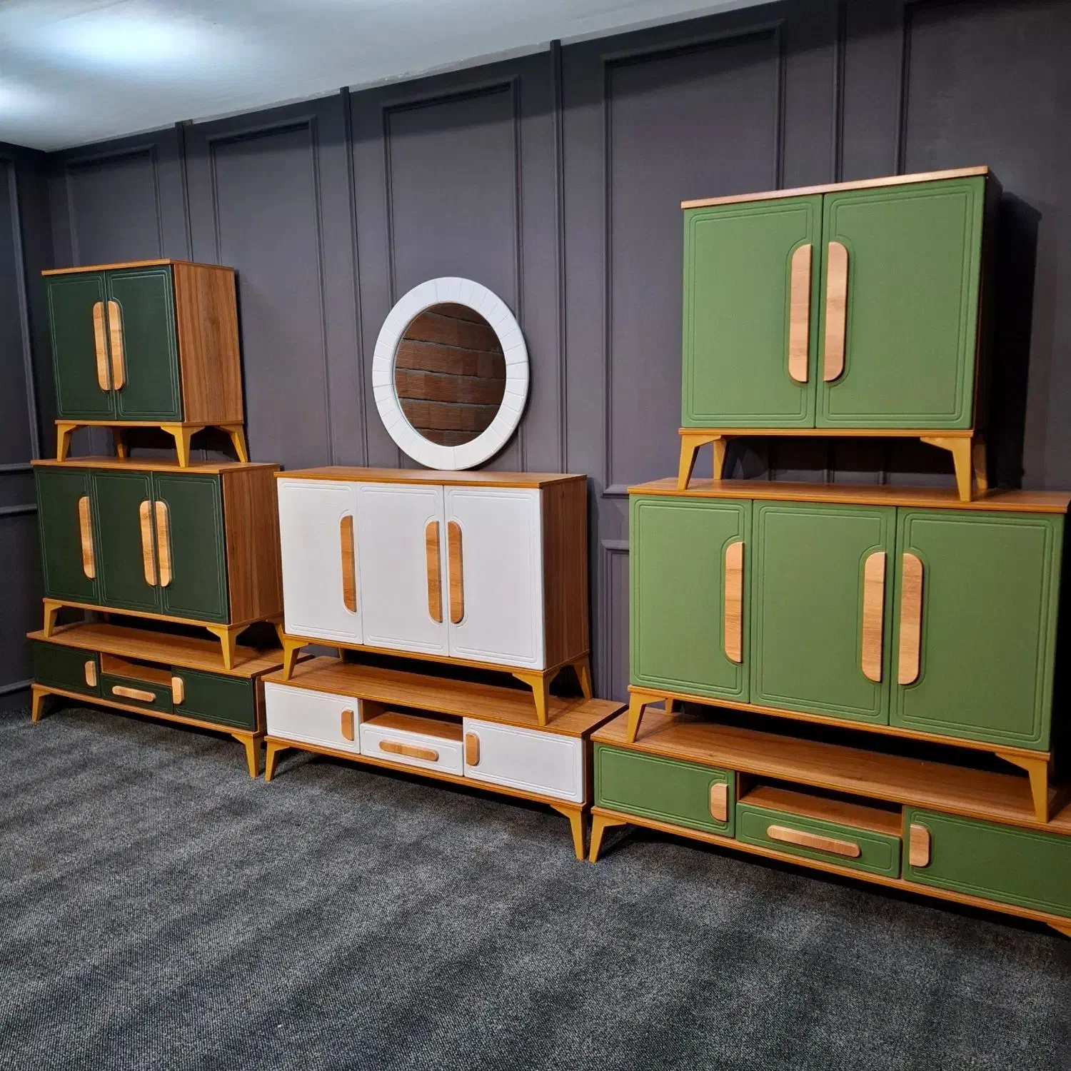 انواع میز تلویزیون و ایینه کنسول و جاکفشی|میز تلویزیون|گرگان, |دیوار