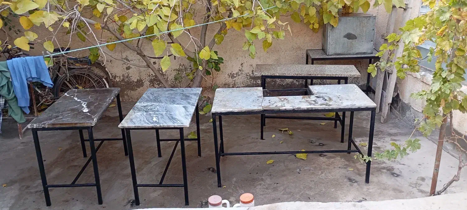 لوازم قهوه خانه نیمکت ومیز|صندلی و نیمکت|بناب, |دیوار