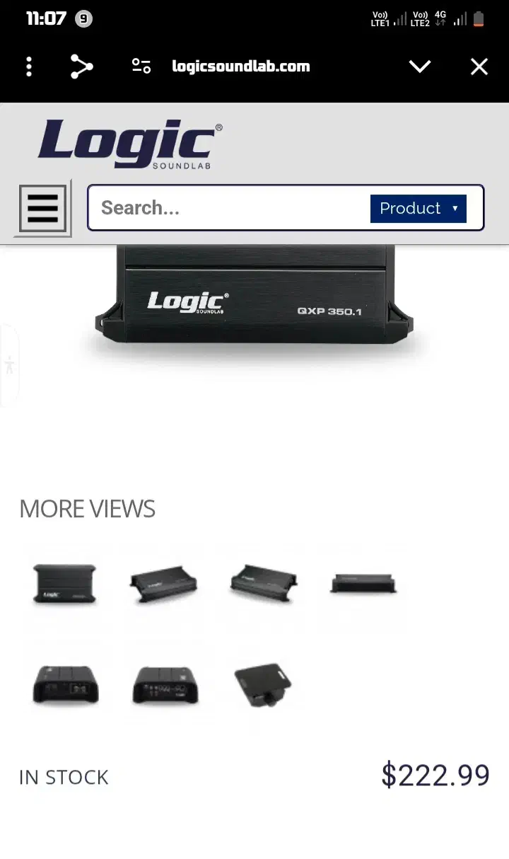 آمپ  1.Logic    QXP350|سیستم صوتی خانگی|سنندج, |دیوار