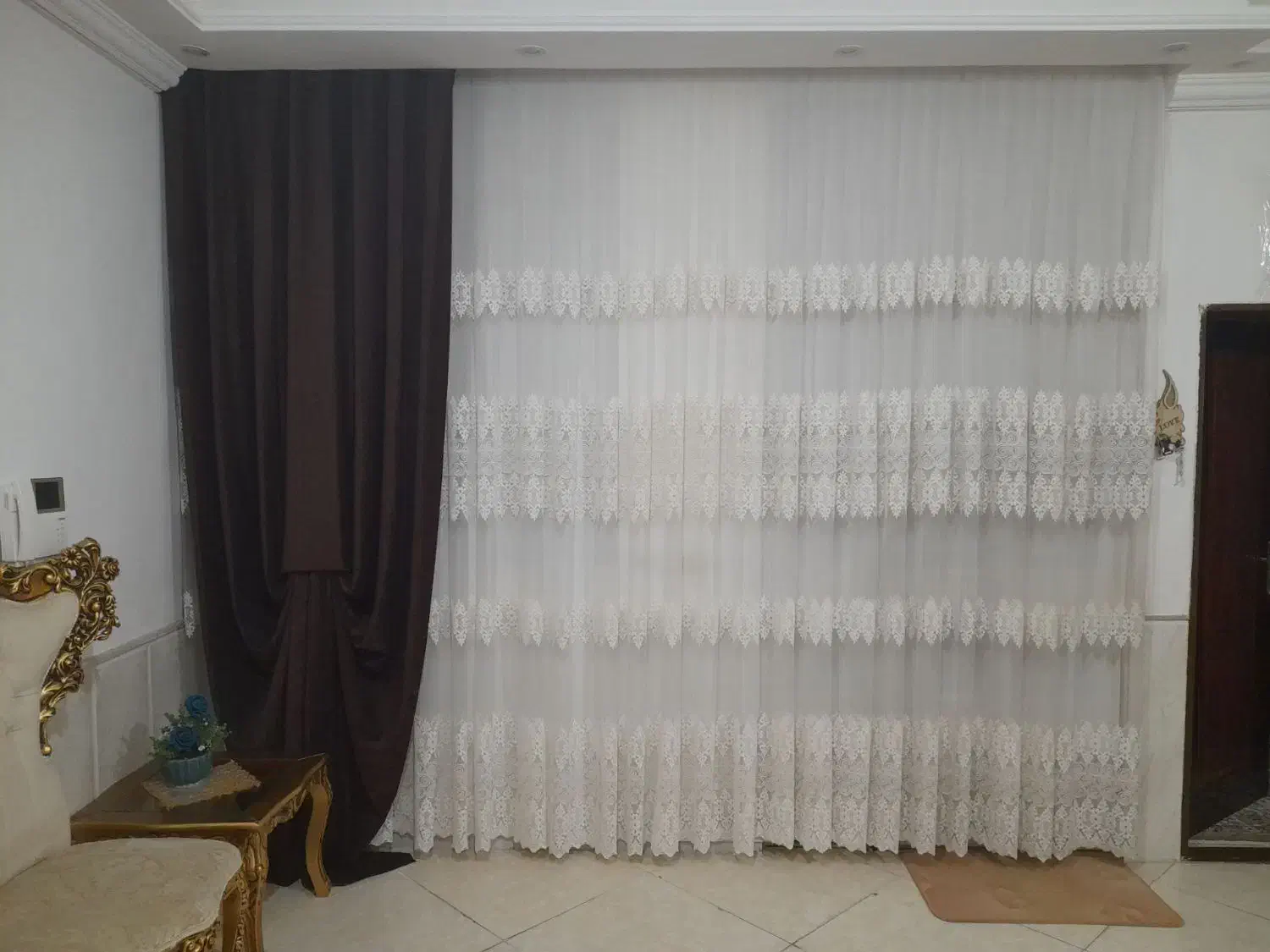 پرده|پرده، رانر، رومیزی|نیشابور, گنبد سبز|دیوار