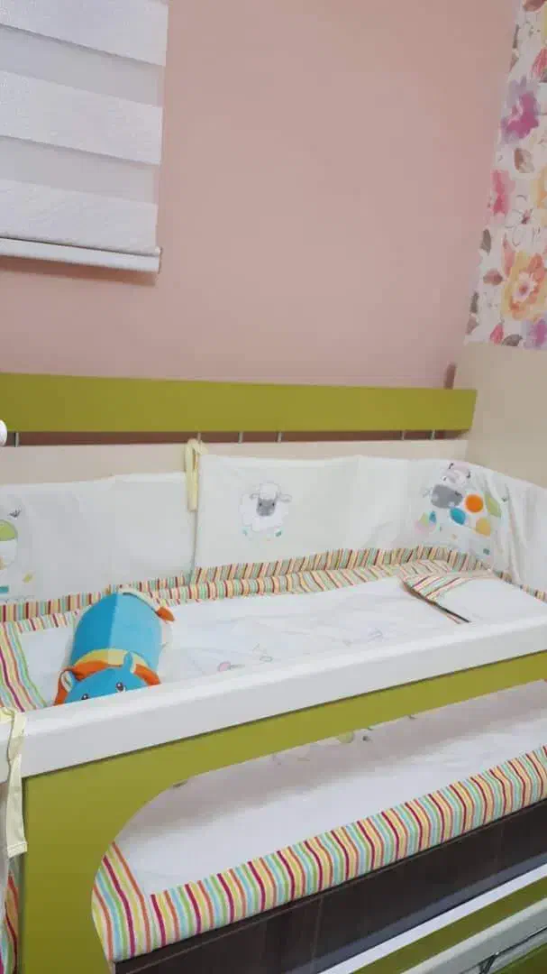 تخت دو حالته تا سن ۷ سالگی برند ساحل چوب|تخت و سرویس خواب|اهواز, امانیه|دیوار