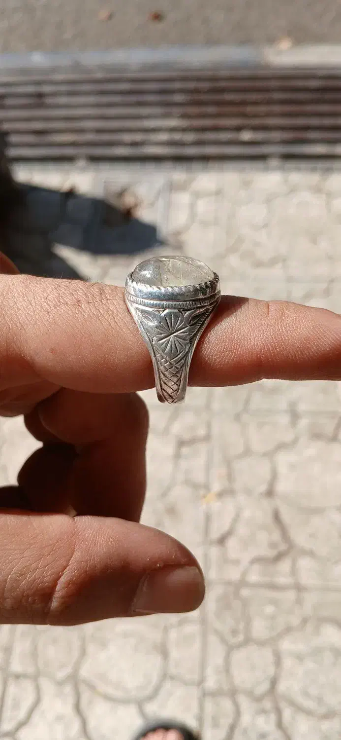 انگشتر دُرنجف مودارطلایی قدیمی و کمیاب|جواهرات|هشتگرد, ینگی امام|دیوار