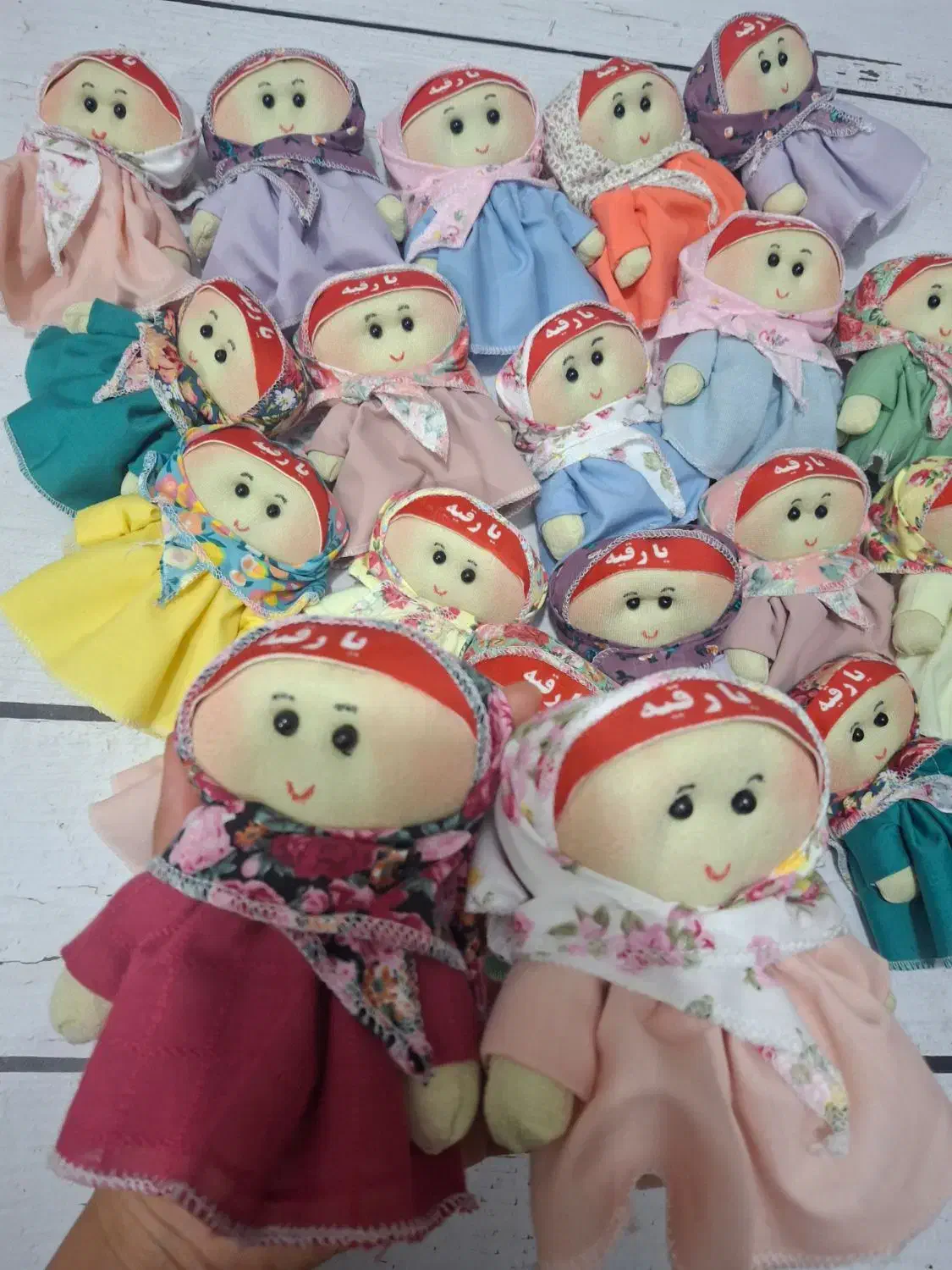 عروسک رنگی مذهبی با سربندیارقیه|صنایع دستی و سایر لوازم تزئینی|ورامین, شهرک مدرس|دیوار