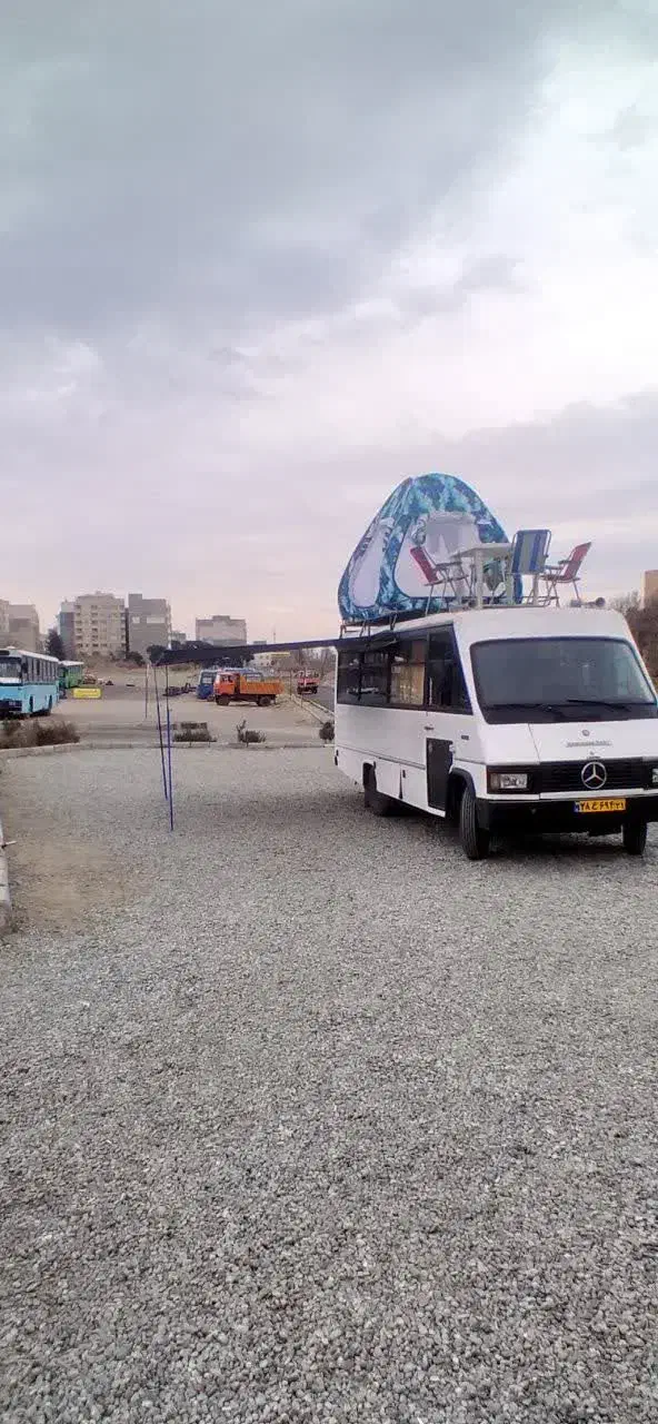 فروش کمپر بنز ۲۱نفره سقف بلند مدل ۱۳۷۷|خودرو کلاسیک|گرمدره, |دیوار