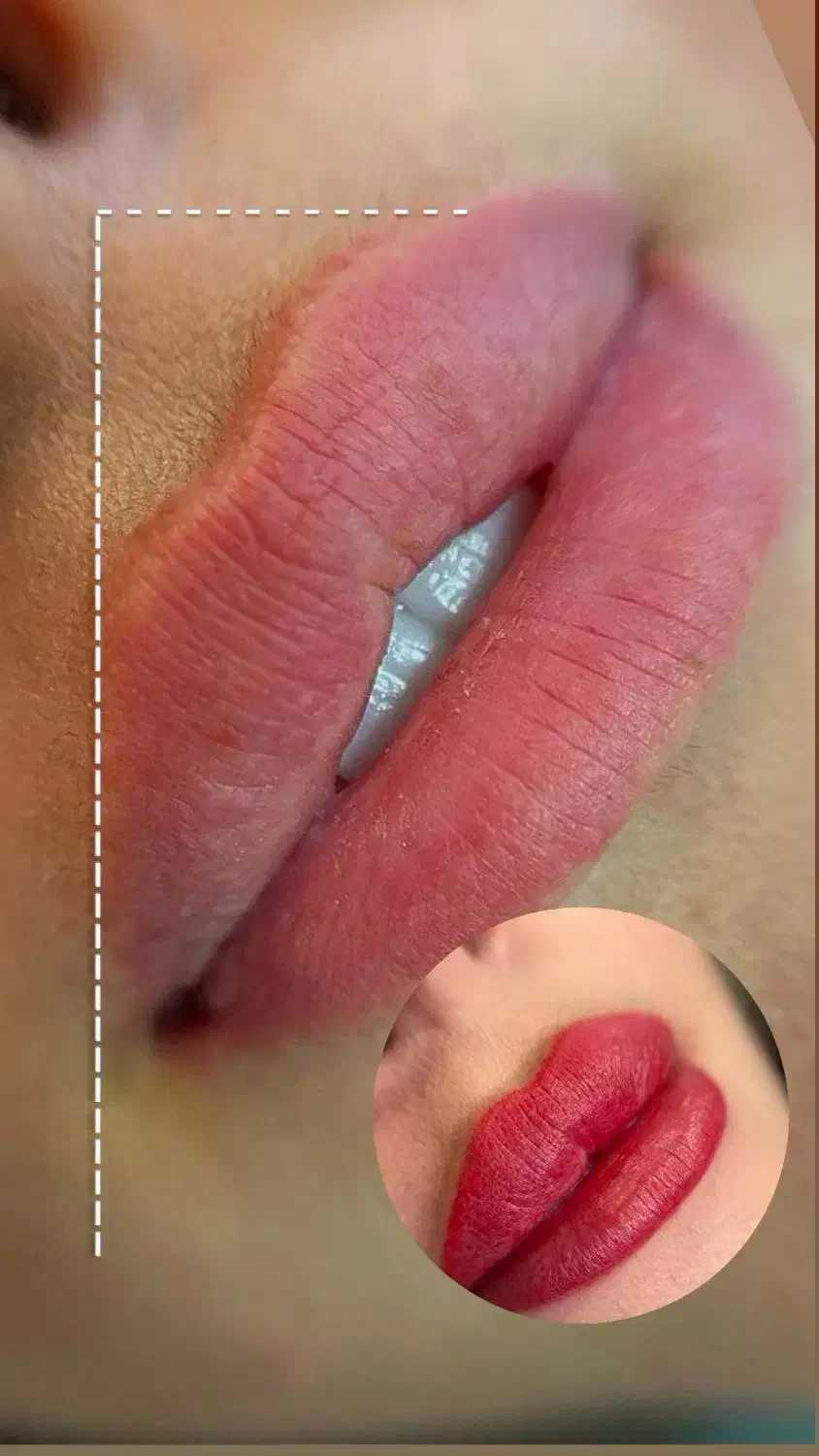 شیدینگ لب و میکروبلیدینگ ابرو و خط چشم در سالن|خدمات آرایشگری و زیبایی|لولمان, |دیوار