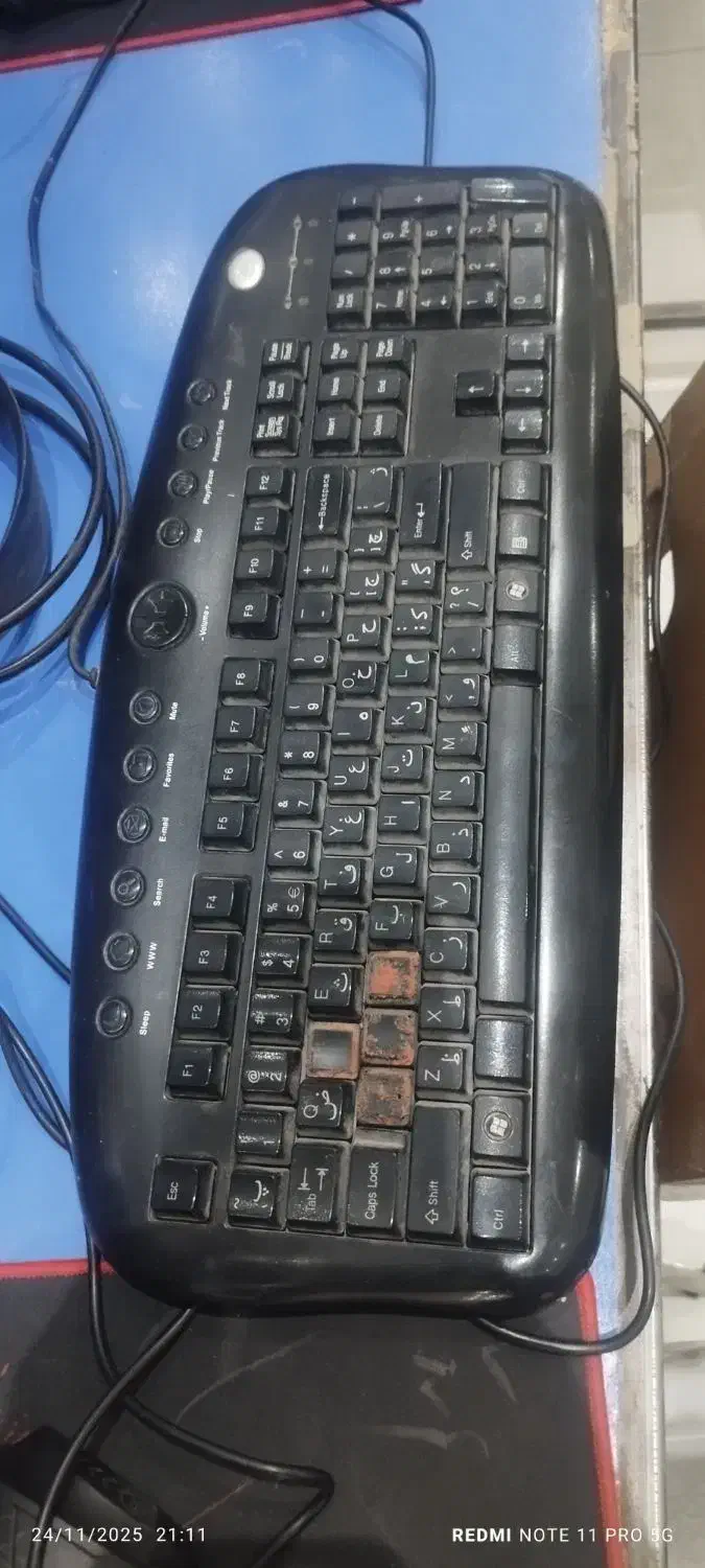 کیبورد و موس خراب|قطعات و لوازم جانبی رایانه|قم, شهر قائم|دیوار