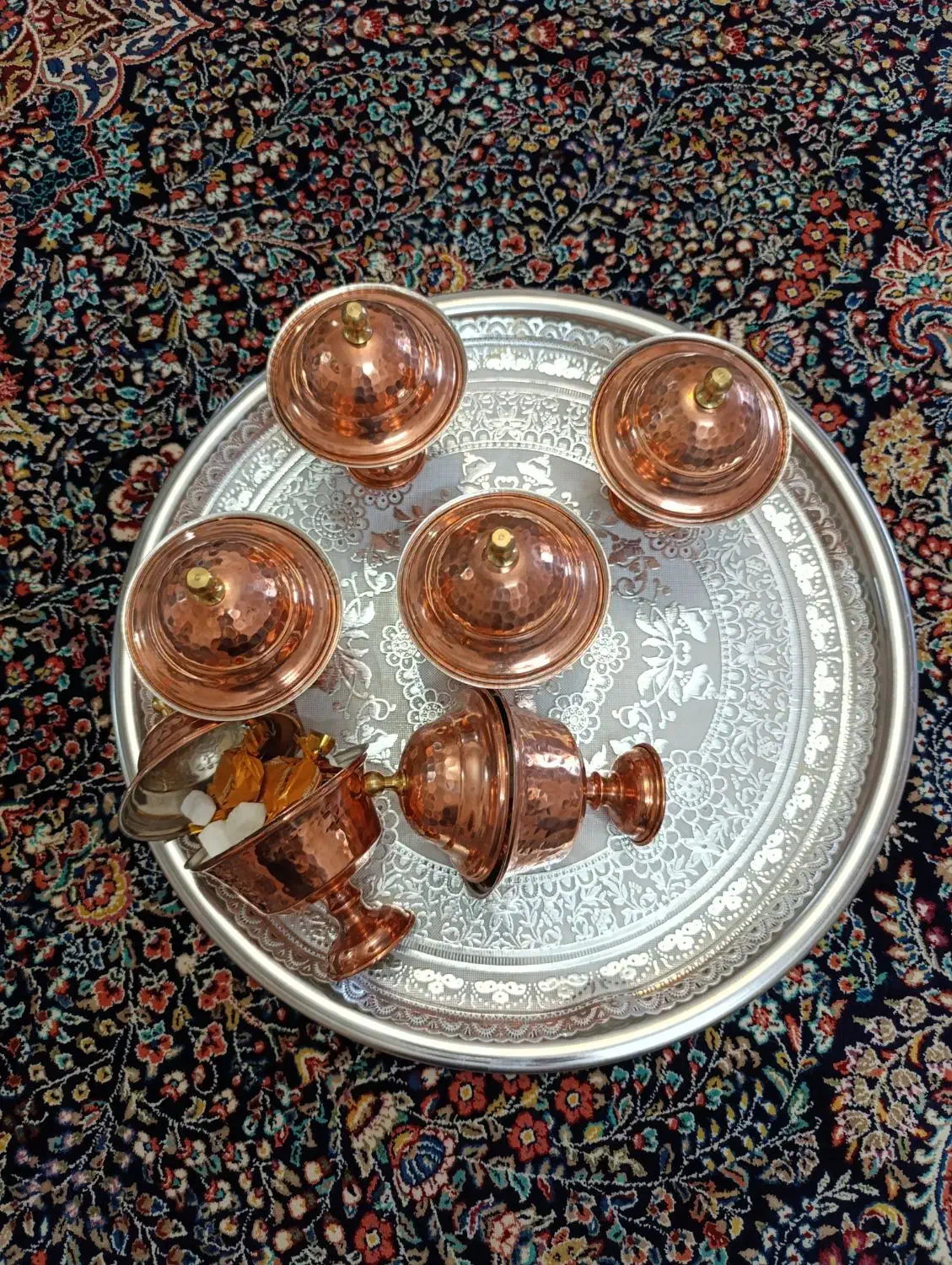 قندون مسی|ظروف سرو و پذیرایی|کرمان, |دیوار