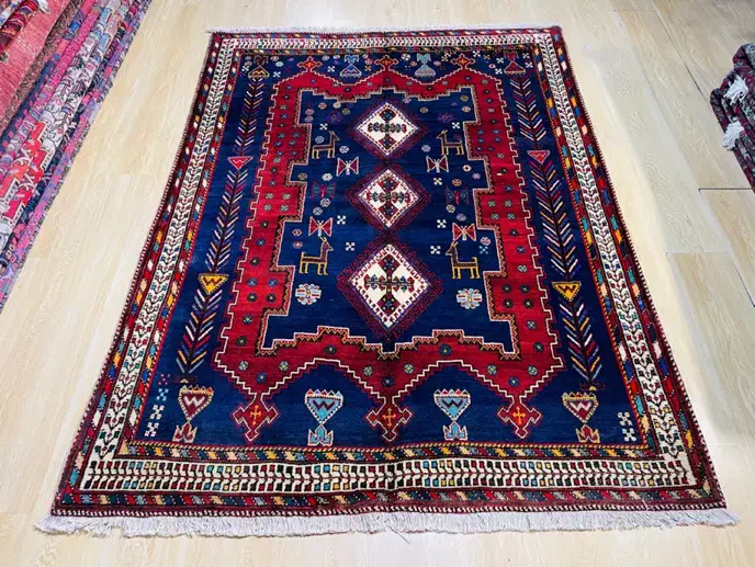 پرده ای سیرجان تمام رنگ گیاهی|فرش|تهران, سلسبیل شمالی|دیوار