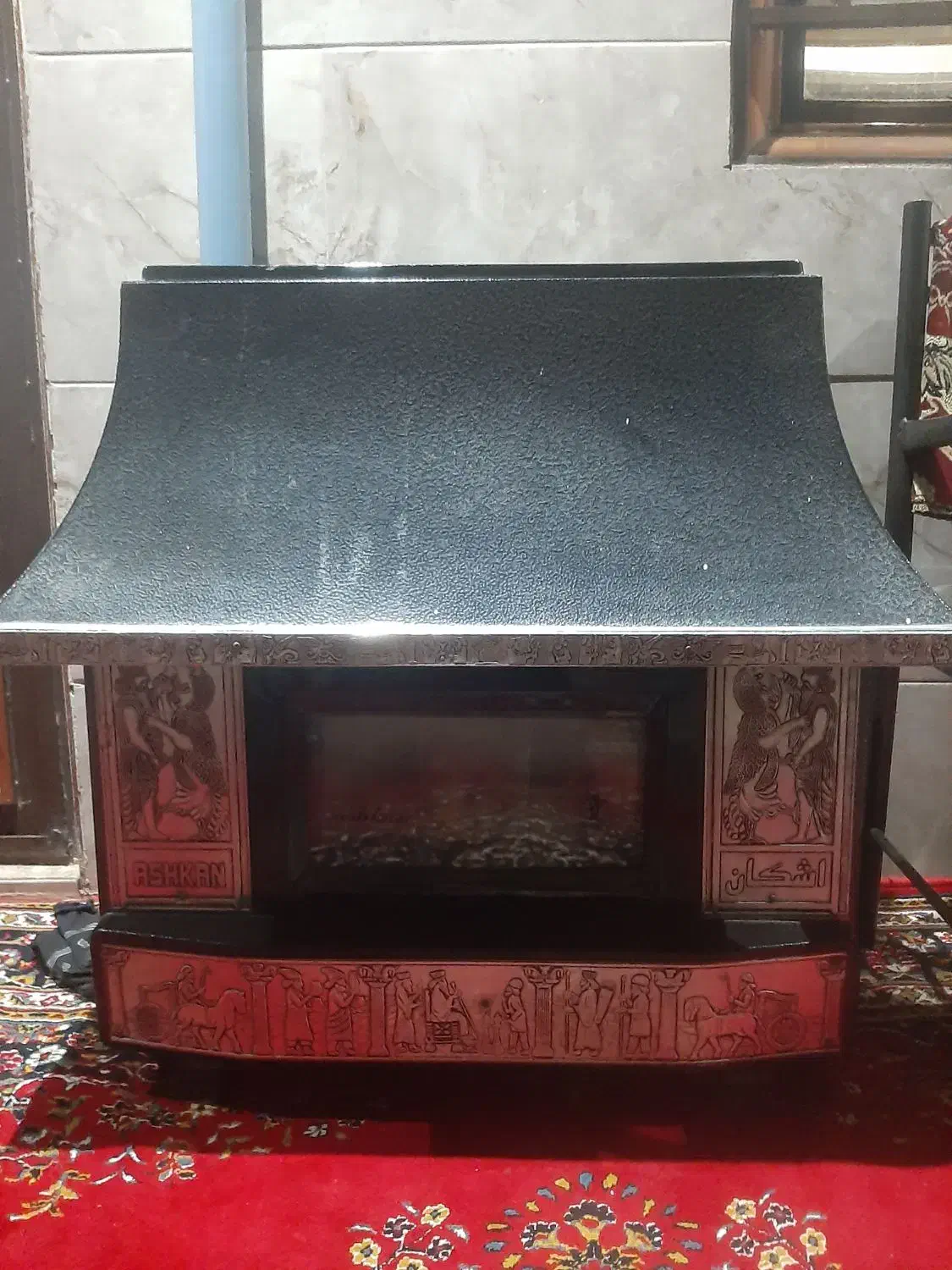 بخاری گازی مدل شومینه|بخاری، هیتر، شومینه|نسیم‌شهر, |دیوار