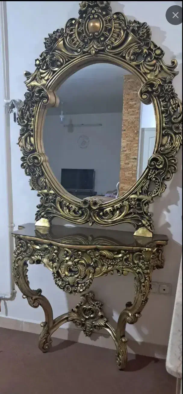 آینه وشمعدان|بوفه، ویترین، کنسول|چهارباغ, |دیوار