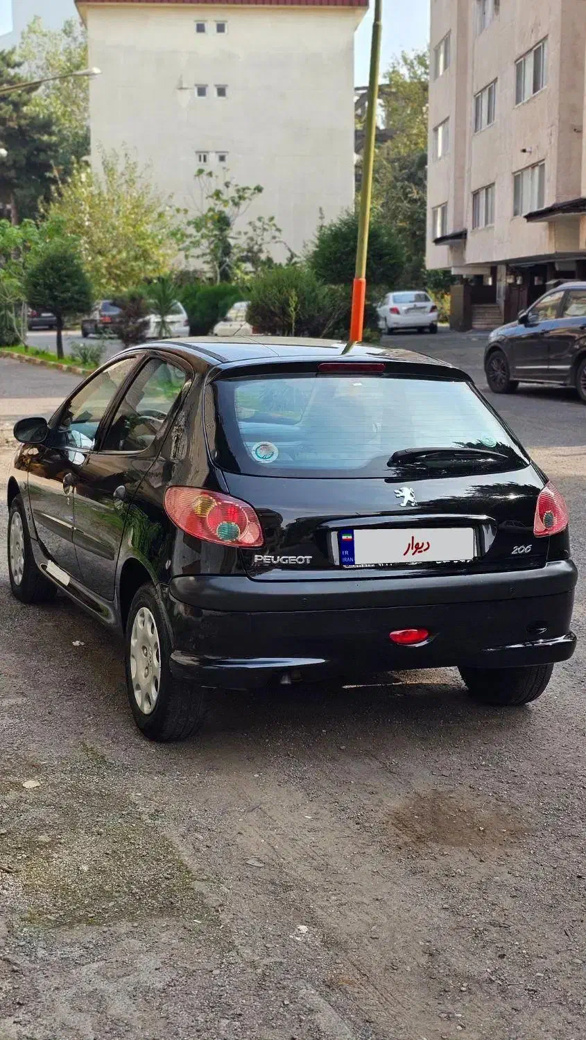 206تیپ ۲ بی رنگ درحد صفر تک برگ سند|خودرو سواری و وانت|رشت, صفاری|دیوار