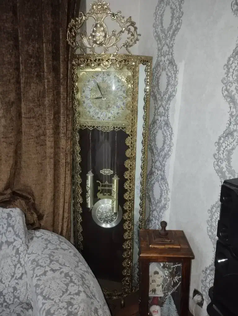 ساعت ایستاده برنزی میوه و شیرینی خوری برنزی،بخاری|ساعت دیواری و تزئینی|سهند, |دیوار