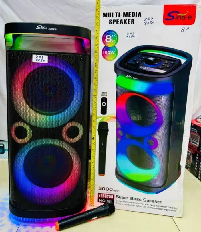 اسپیکر باند8249فول حرفه ای پارتی باکس.بمب صدا|سیستم صوتی خانگی|تهران, بلورسازی|دیوار