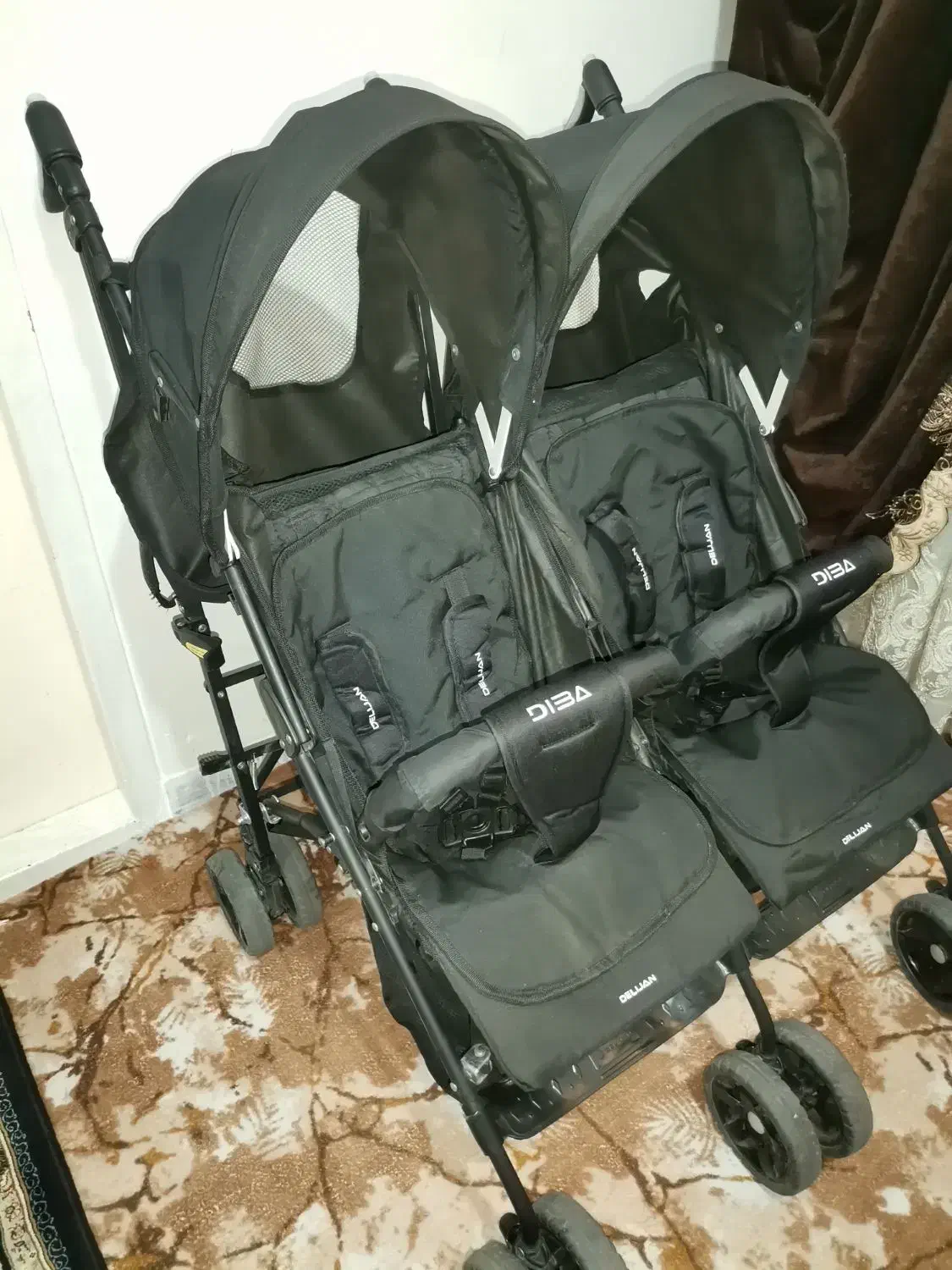 کالسکه دوقلو دلیجان|کالسکه و لوازم جانبی|قم, علی آباد سعدگان|دیوار